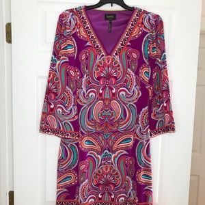 Laundry by shelli Segal purple/orange dress